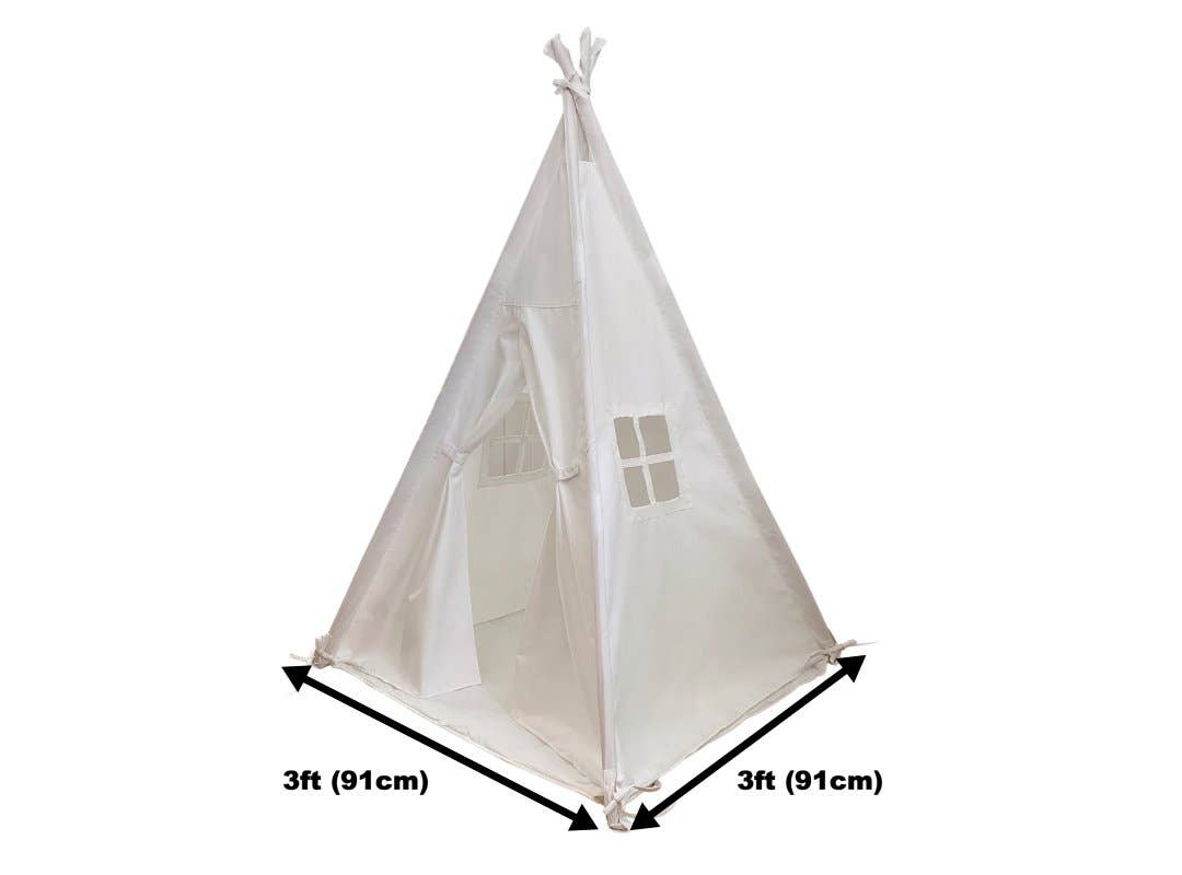 Domestic Objects - Vente Tente – enfant - Tente de jeu artisanale pour enfants en toile de coton crème13