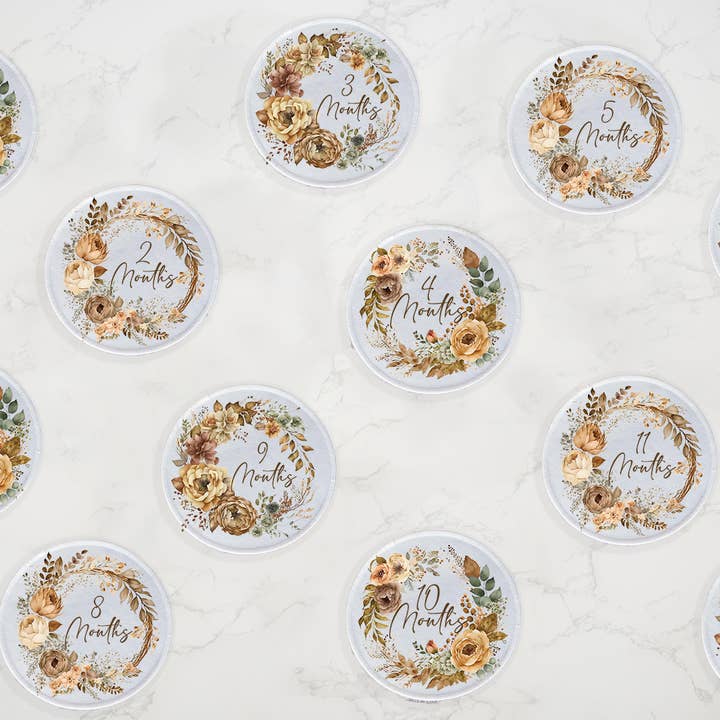 Grow With Me Baby Co - Wholesale Stuffed/Plush Toy - Kids & Baby - Baby Monthly Milestones, Elephant Stuffed Animal1