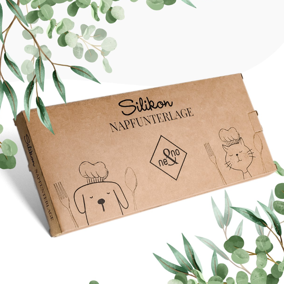 ne&no – Tapete para comedouro – Cão por atacado – ne&no® moderna base de silicone para tigelas para cães e gatos14