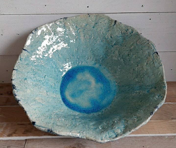 Mypotteryart.bcn - Wholesale Decorative Plate/Dish/Bowl - Large Ceramic Bowl, Centerpiece, Fruit Bowl, Single Piece1