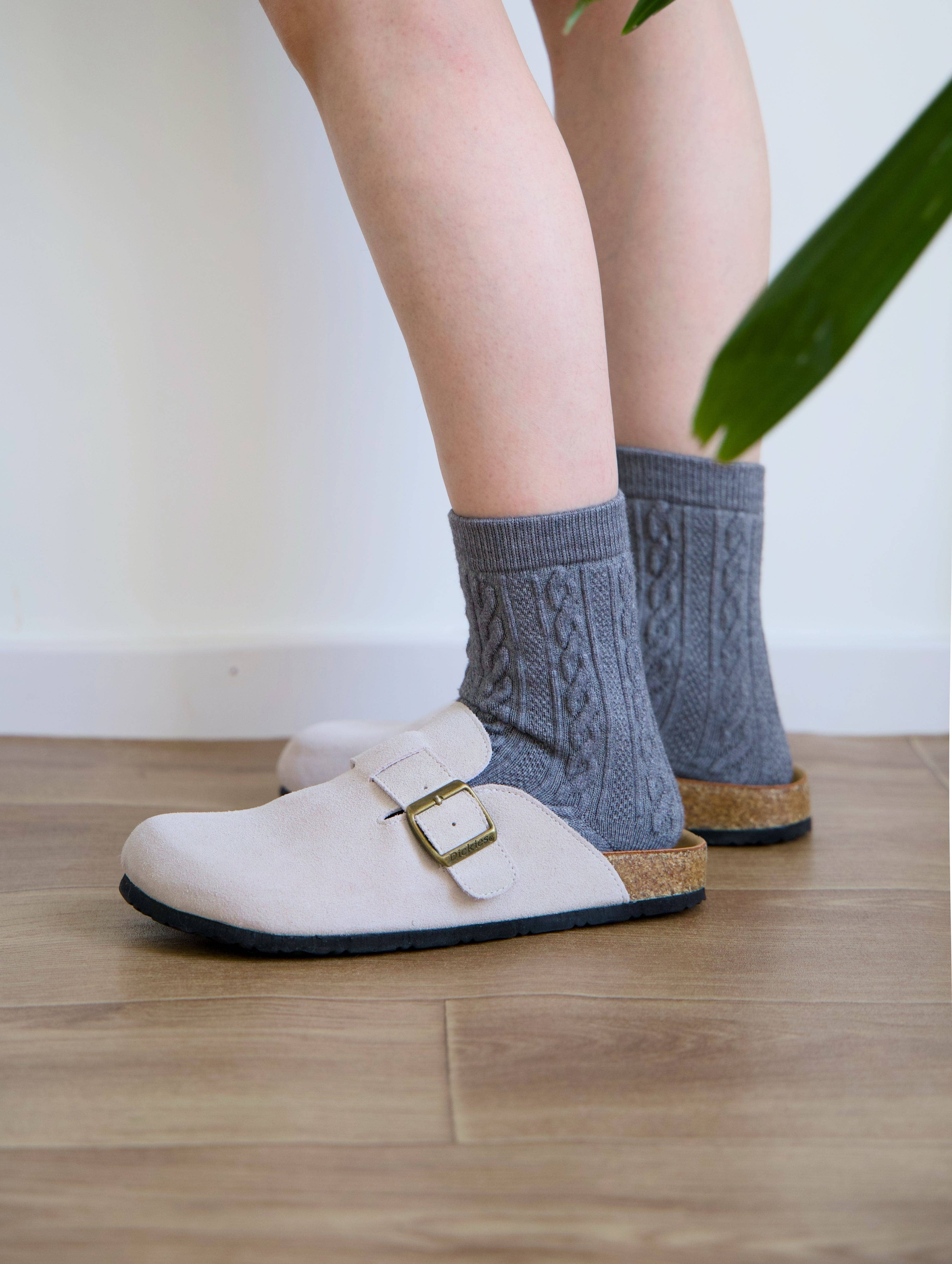 Happy Knits - Venta al por mayor Calcetines - Mujer - Calcetines retro Warm Twist - Calcetines de lana tejidos de color sólido9