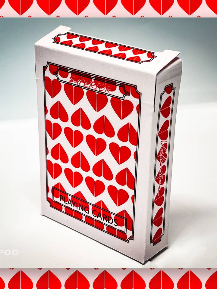 VALENTINE Playing Cards, Love Card Deck, Heart Cards for wholesale by Superior Print on Demand