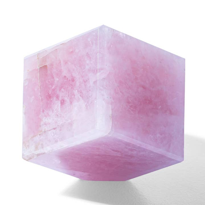 Rose Quartz Cube for Home and Office Decor for wholesale by Serein Wellness