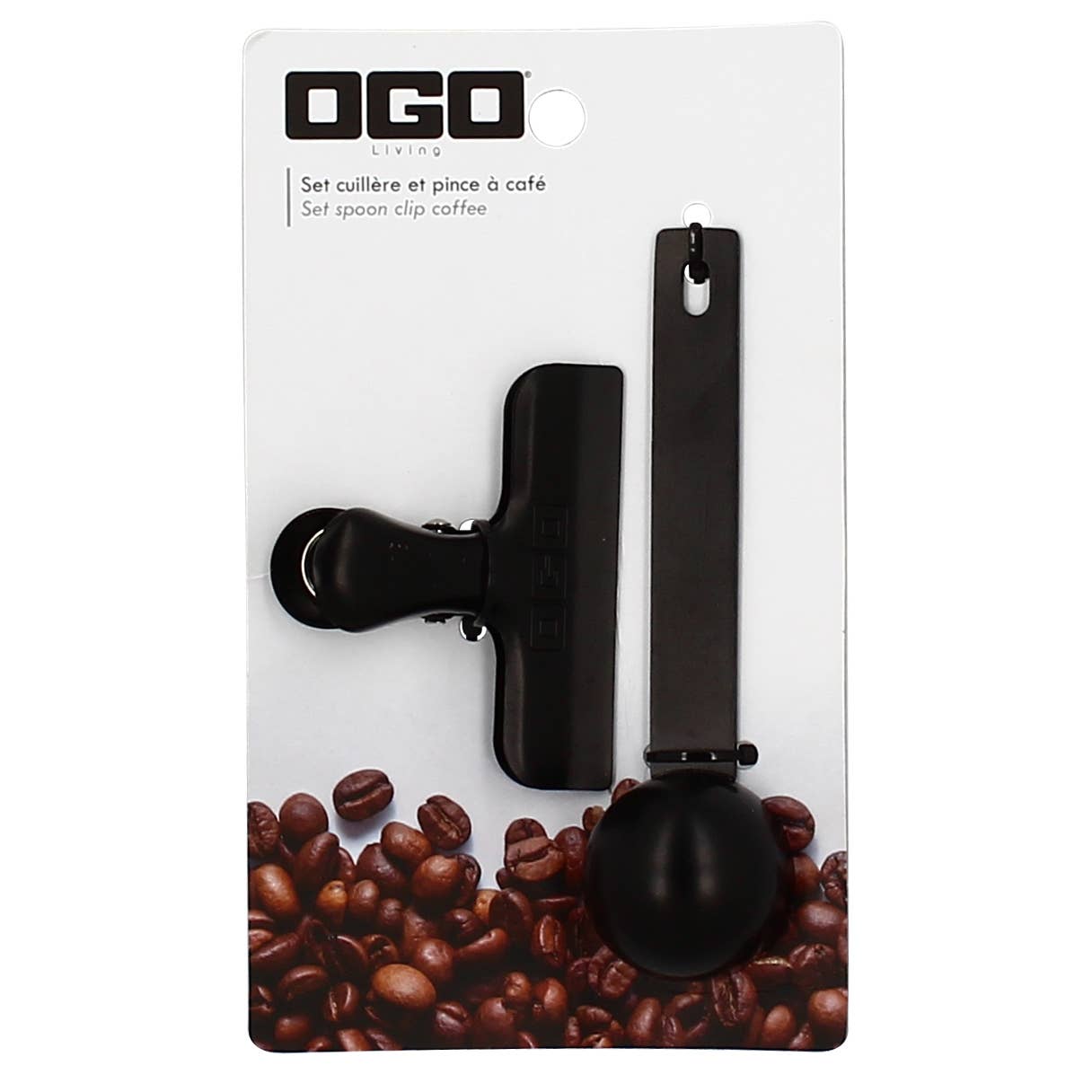 Ogo living – Großhandel Küchengerät – Set aus Edelstahl-Kaffeelöffel und -zange4