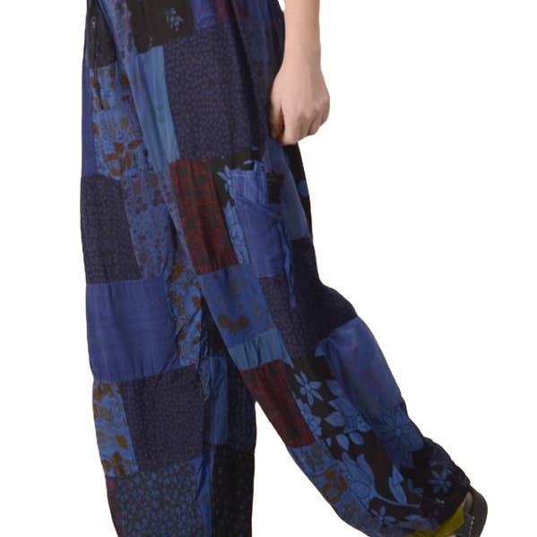 Tie Dye Patchwork Pants for wholesale by Gypsy Rose