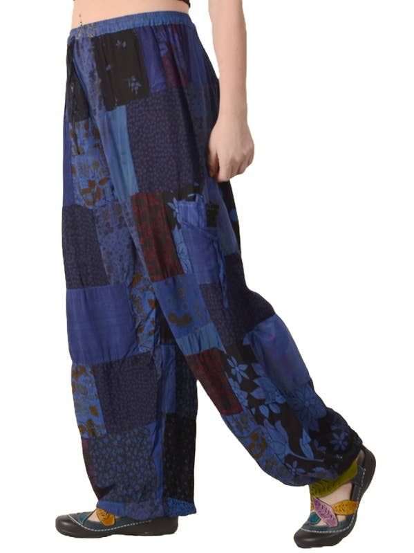 Gypsy Rose - Vendita all'ingrosso Pantalone - Donna - Pantaloni patchwork Tie Dye0