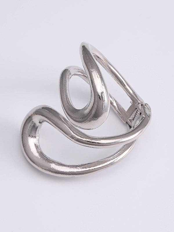 UZ Wholesale Store – wholesale Manschettarmband – Geometriska ihåliga enfärgade armbandstillbehör8