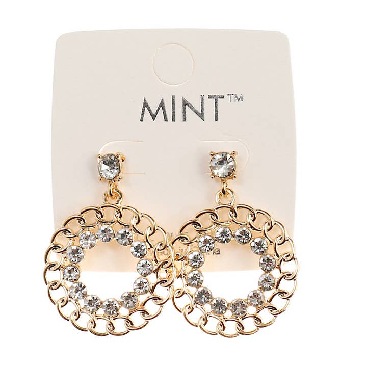 Circle Link Earring for wholesale by Atlas Fashion