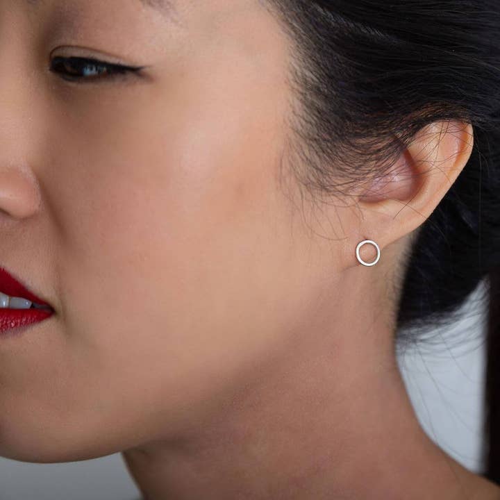 Circle Studs for wholesale by Mela Jewellery