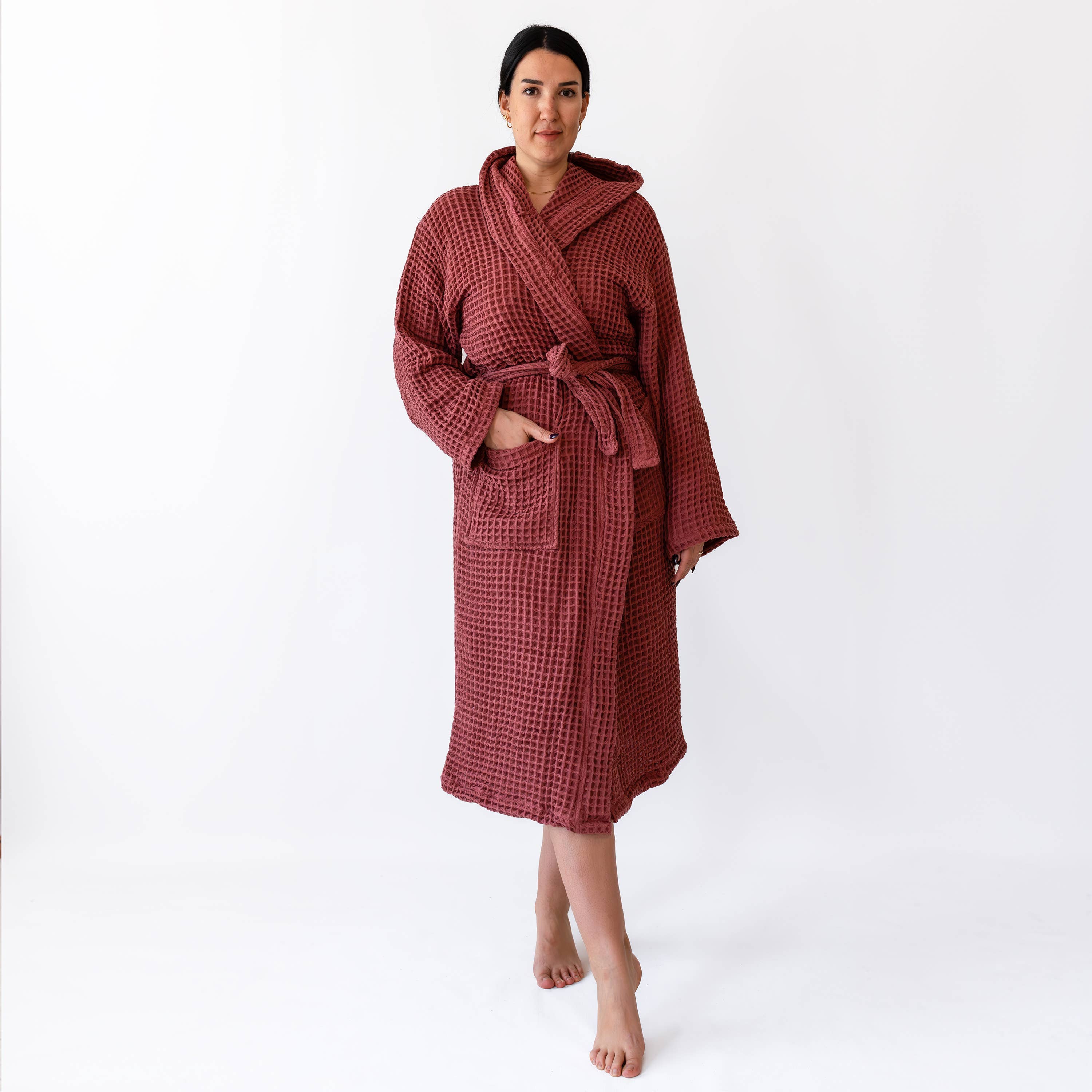 Vivamaison – Engroshandel Morgenkåbe - Unisex – Premium Vaflet Bomuld Badekåbe, Unisex Spa Komfort0