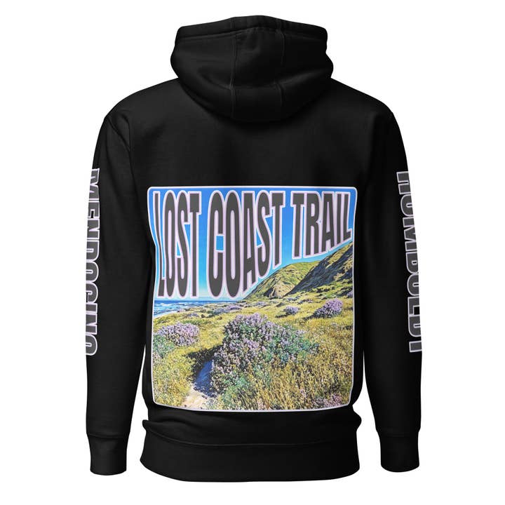 Lost Coast Trail Hum/Mendo Cotton Hoodie for wholesale by Humboldt Lost Coast Hoods