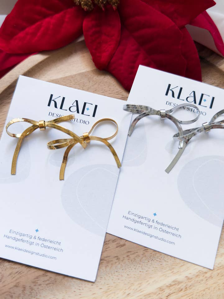 Kolonne A ✦ Store sløjfeøreringe for engroshandel hos KLAEI DESIGN STUDIO