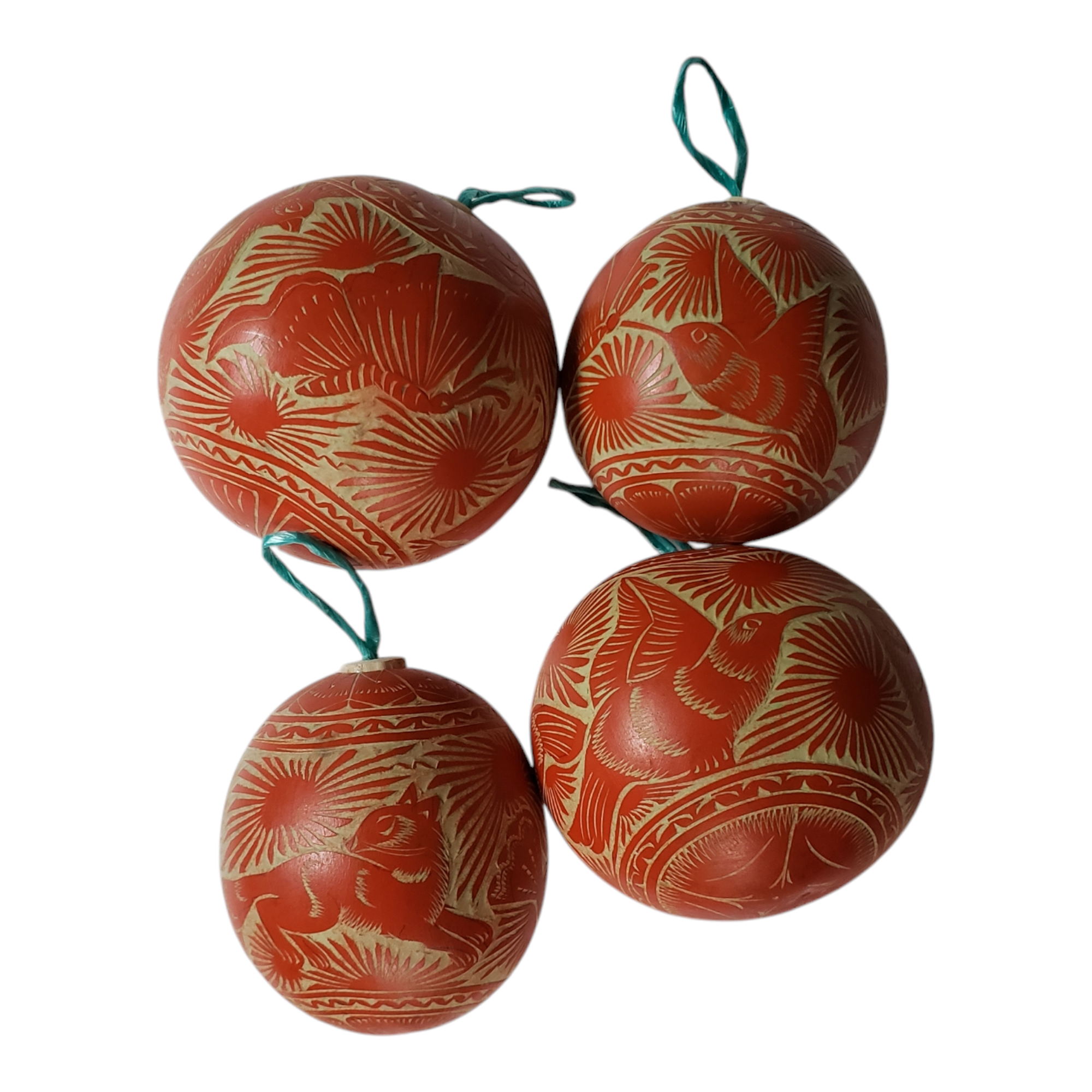 The Little Pueblo – Großhandel Verzierung – Jicara-Kürbis-Ornament aus Oaxaca, Mexiko1