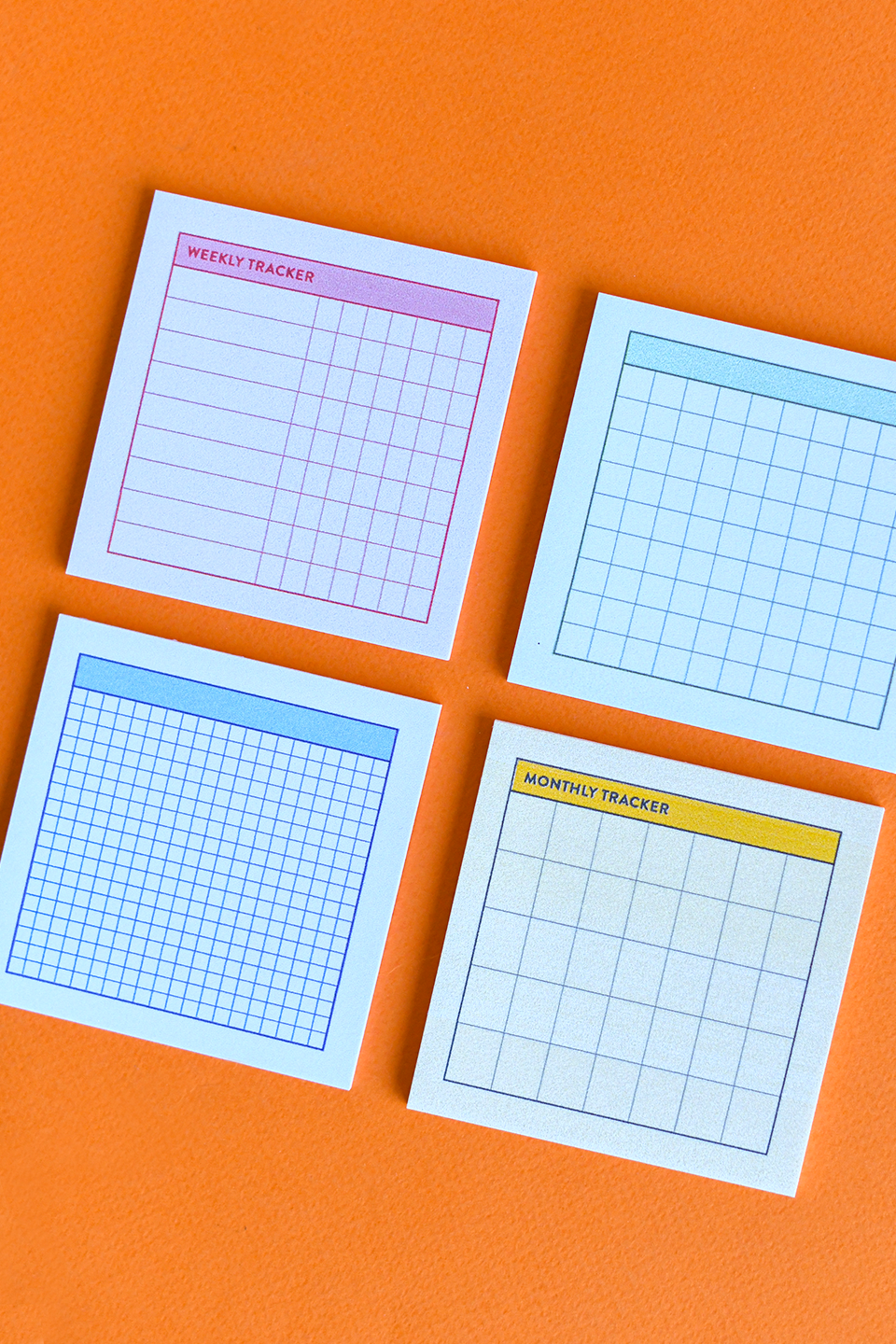 Recess Shop - Wholesale Sticky Notes - Habit Tracker Sticky Note Pad Set2