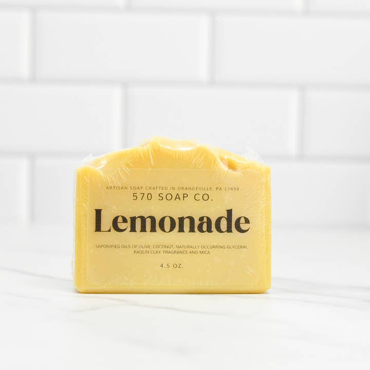 570 Soap Company – Engroshandel Sæbestykke – Sun-Kissed Lemonade Bar Sæbe