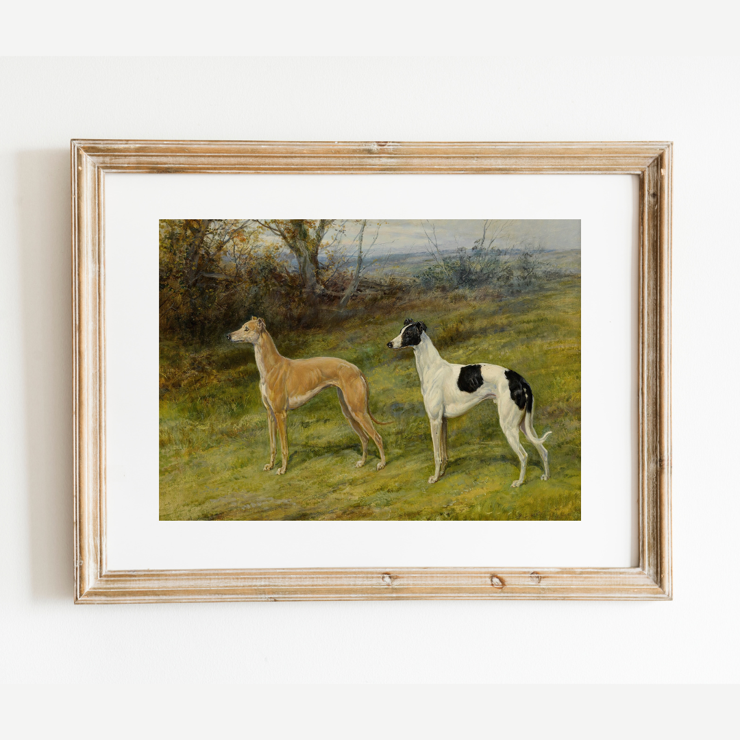 Sea to Skye - Wholesale Art Print - Greyhounds in Wales Antique Art Print4