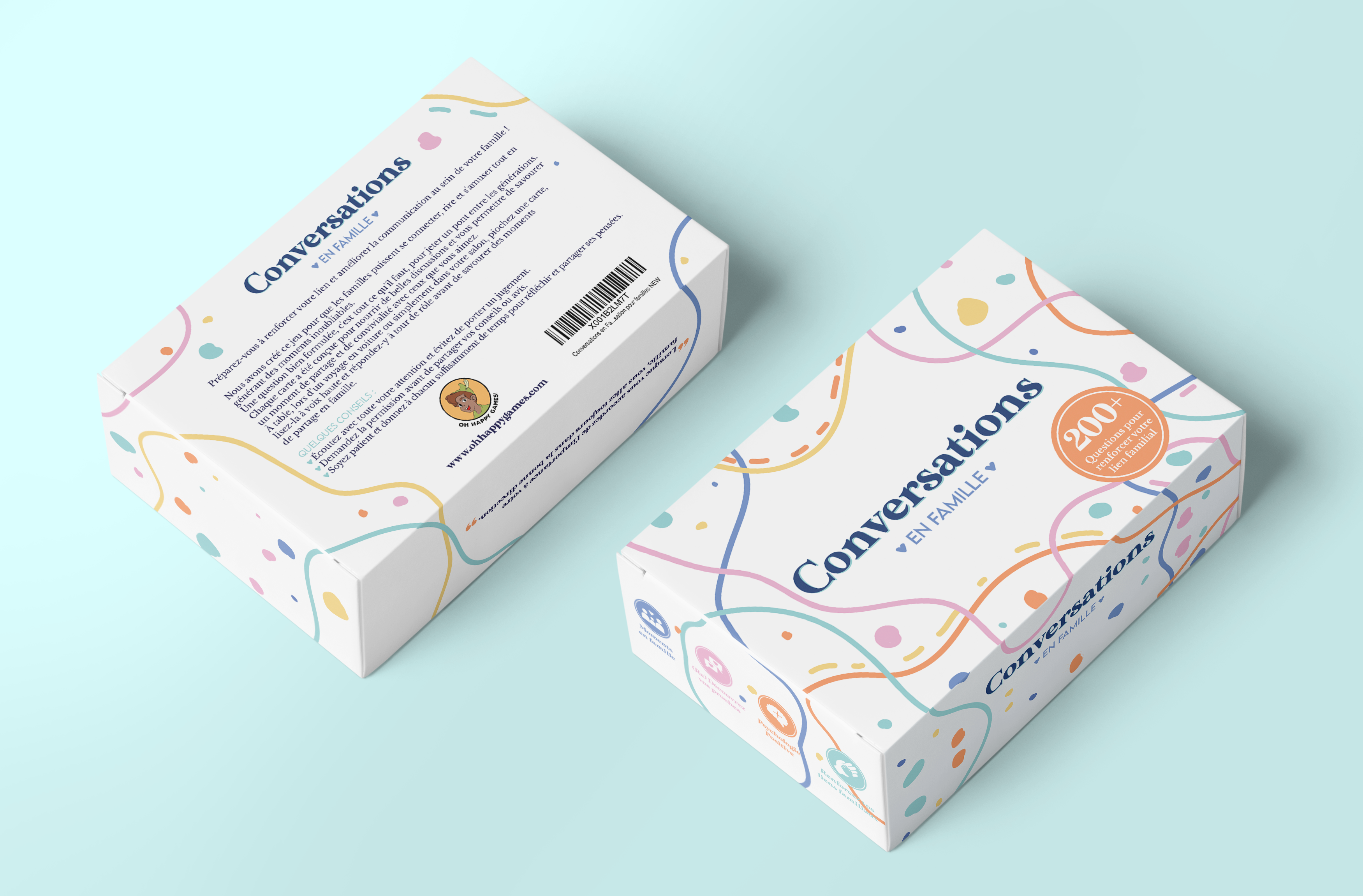 Oh Happy Games - Jeux de société - Wholesale Card Game - Family Conversations - The Game that Will Strengthen Your Family Bonds 👪2