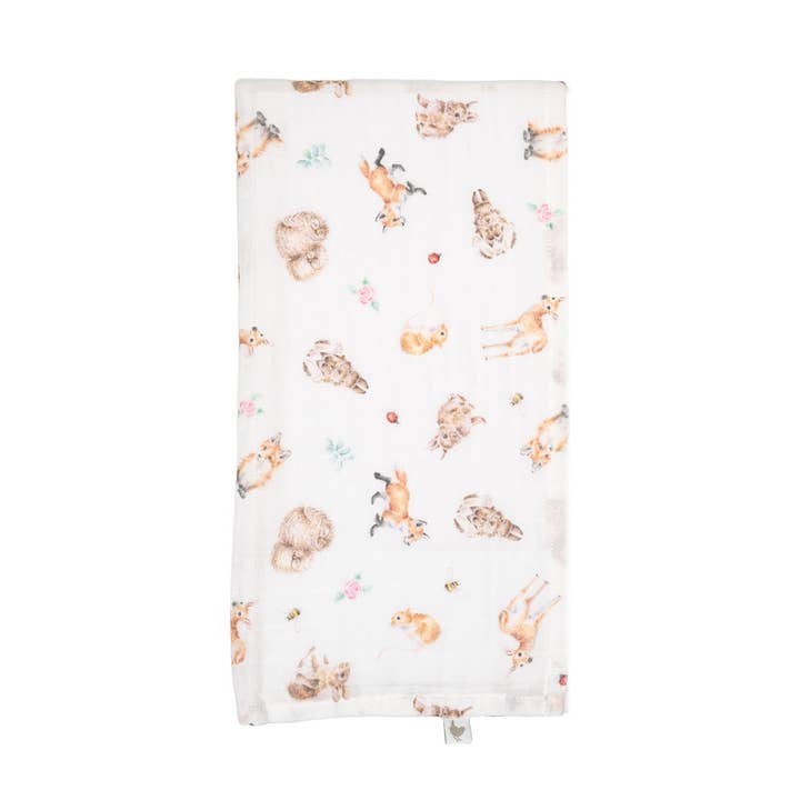Wrendale Designs - Wholesale Bib - Baby - Little Wren Muslin Gift Set - Little Forest