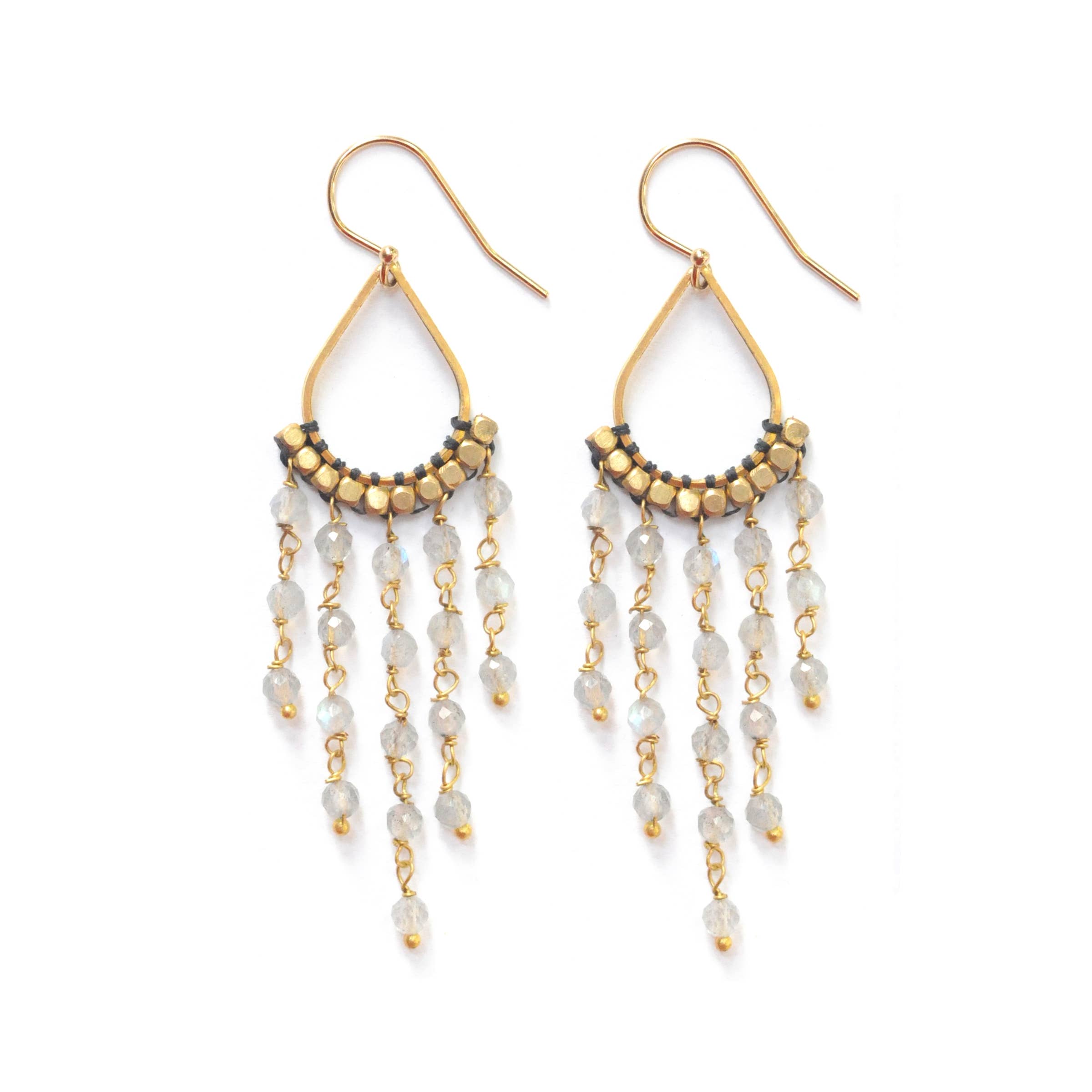 The Didi Jewelry Project - Wholesale Dangle Earrings - Stone Chandelier Earrings1