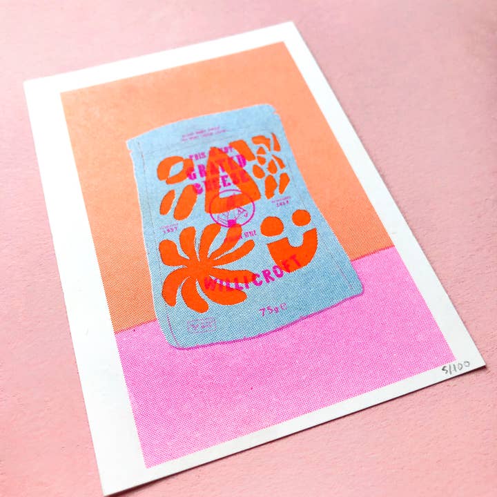Katinka Feijs - Wholesale Art Print - Mini Limited Edition Riso Print 12 x 8 cm (4,7 x3,15 inch)2