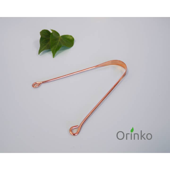Orinko - Wholesale Tongue Scraper - 100% Copper Tongue Scraper X1 + Cotton Pouch3