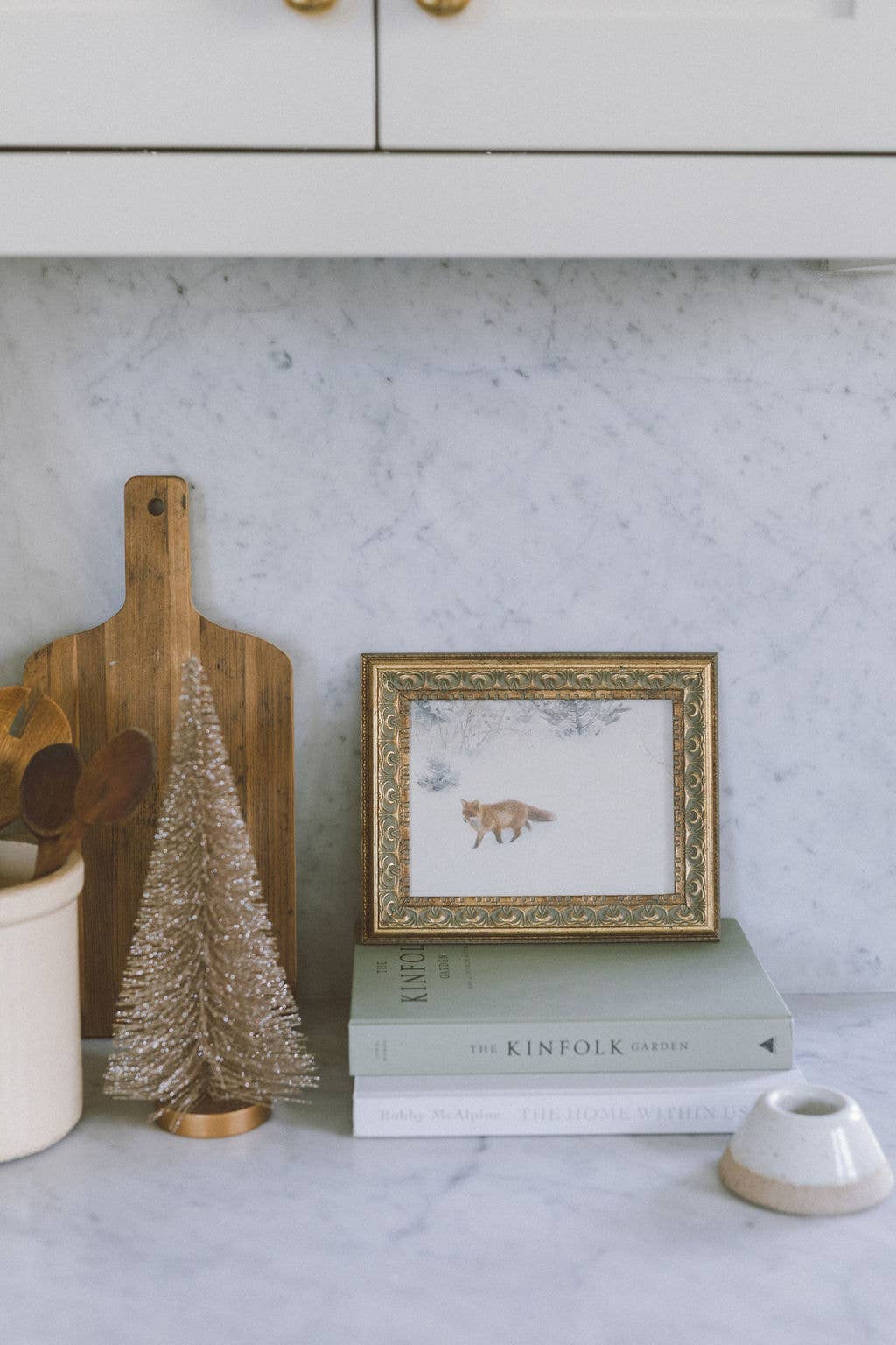 Petal Lane Home - Wholesale Art Print - Fox In Winter Framed Antique Art4