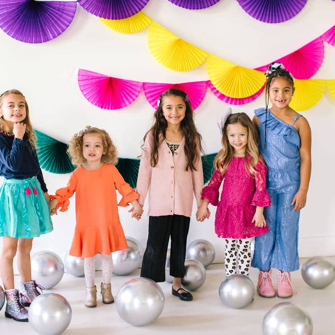 Lily and Momo - Wholesale Hair Clip - Kids - Carnival Pom Pom Hair Clip Trio- Assorted