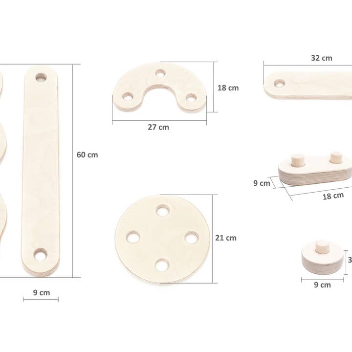 HappyMoon - Wholesale Wood Toy - Kids - PELTES® balance beams, Montessori Toy, Balance Board7