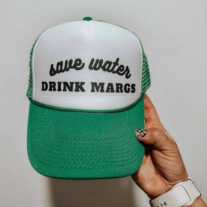 THE BEVEL LABEL - Wholesale Trucker Hat - Women's - Save Water, Drink Margs Trucker Hat11
