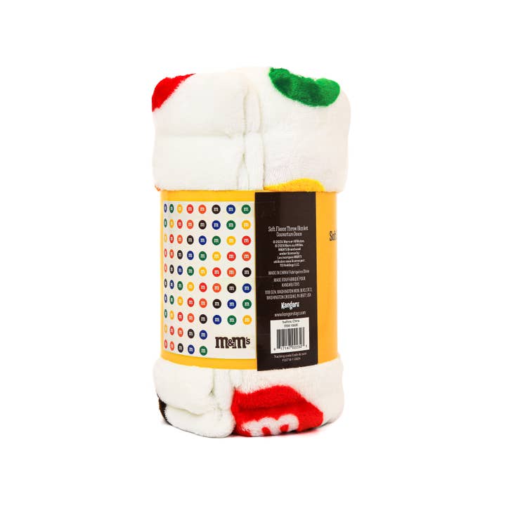 Kangaru Toys & Stationery - Wholesale Throw Blanket - M&M’S Throw Fleece Blanket 60"x48"