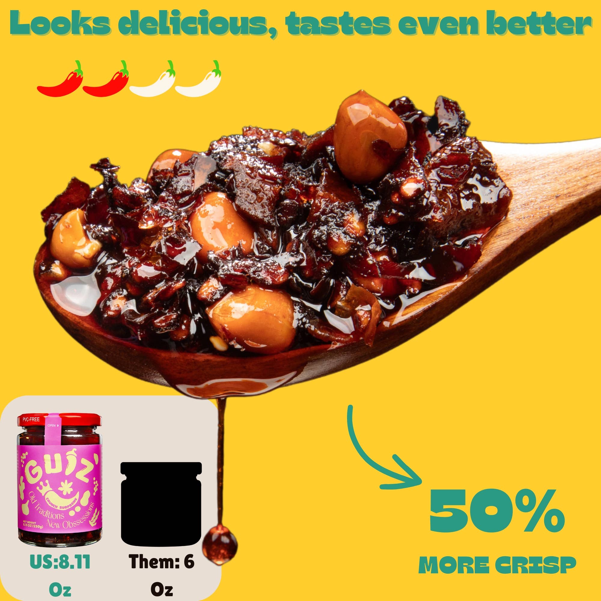 GUIZ - Wholesale Chilipasta - Crunch Supreme met sjalotten1