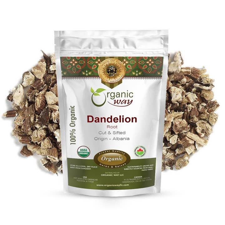 Organic Way LLC – wholesale Herbs – Organic Dandelion Root (Cut & Sifted)