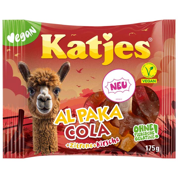 Global Bite Co - Wholesale Gummy - Katjes Al Paka Cola 175g (Germany)