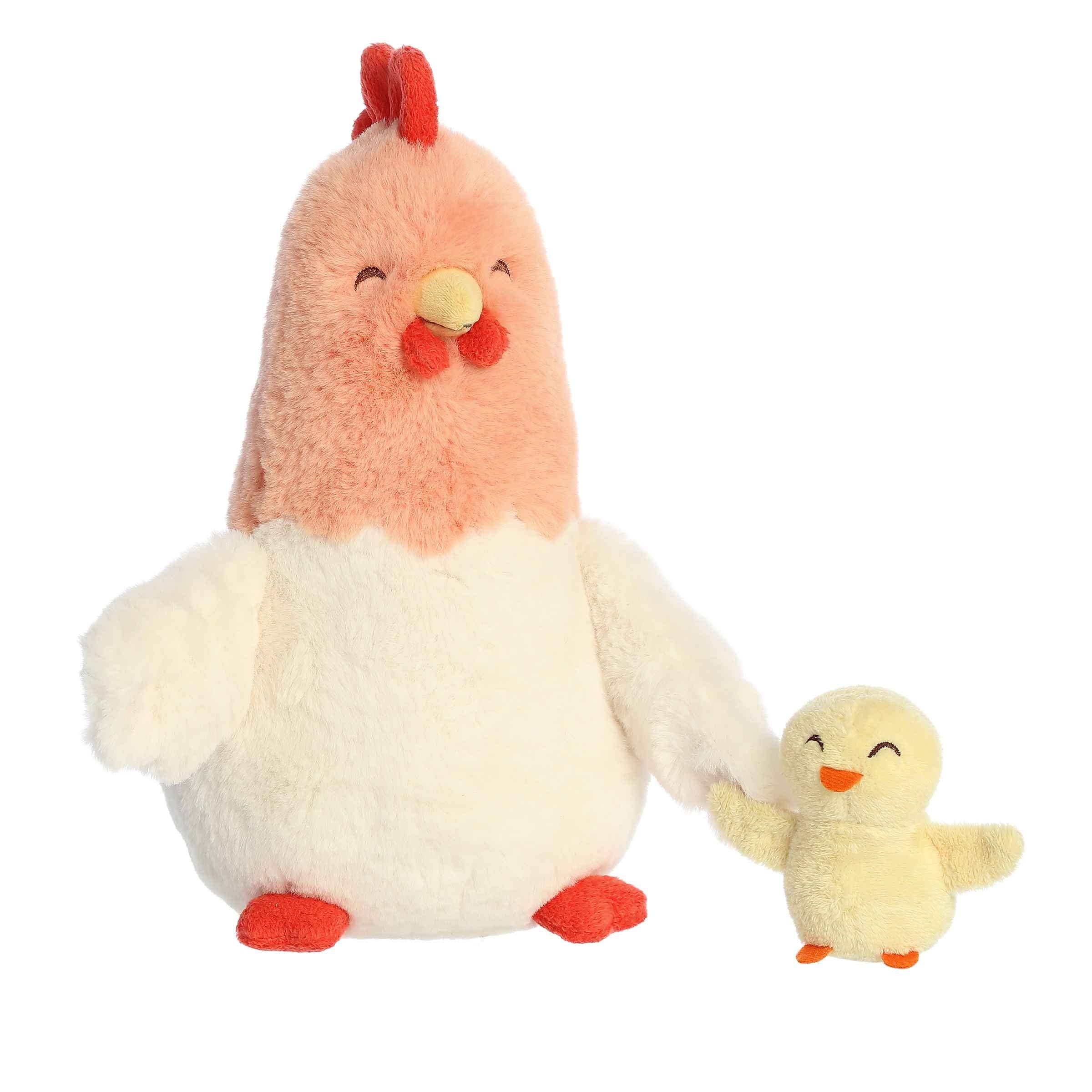 Ebba by Aurora Gift - Wholesale Stuffed/Plush Toy - Kids & Baby - 11" Cluck Chicken & Cheepy Chick™6
