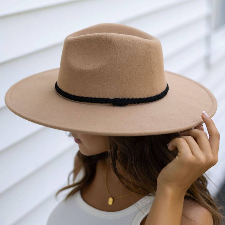 Grace and Lace - Wholesale Fedora - Women's - Wide Brim Felt Hat