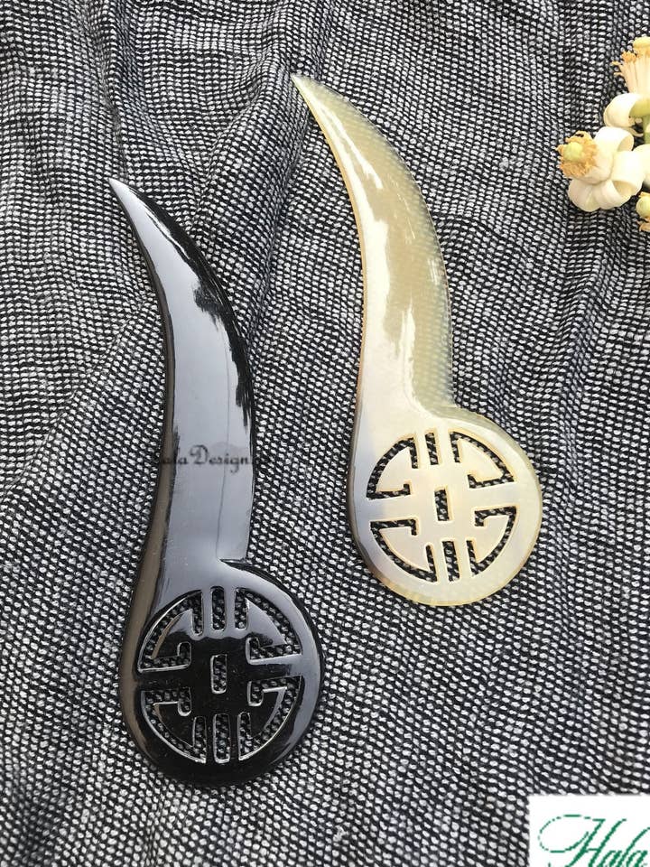 Buffalo Horn Letter Opener, Shou Letter Opener for wholesale by Hala Design