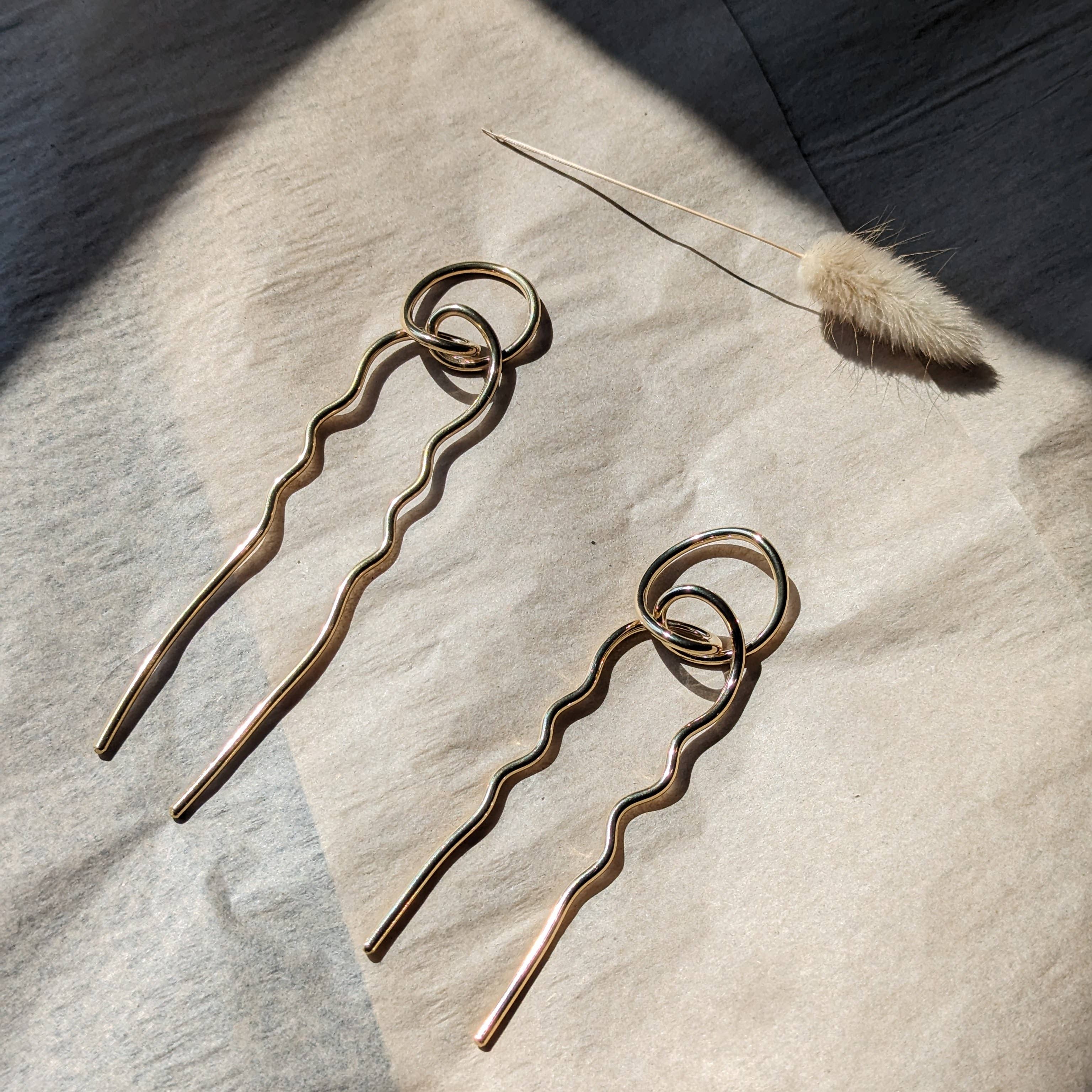 Vanderzee - Wholesale Hair Pin - Scribble Hair Fork0