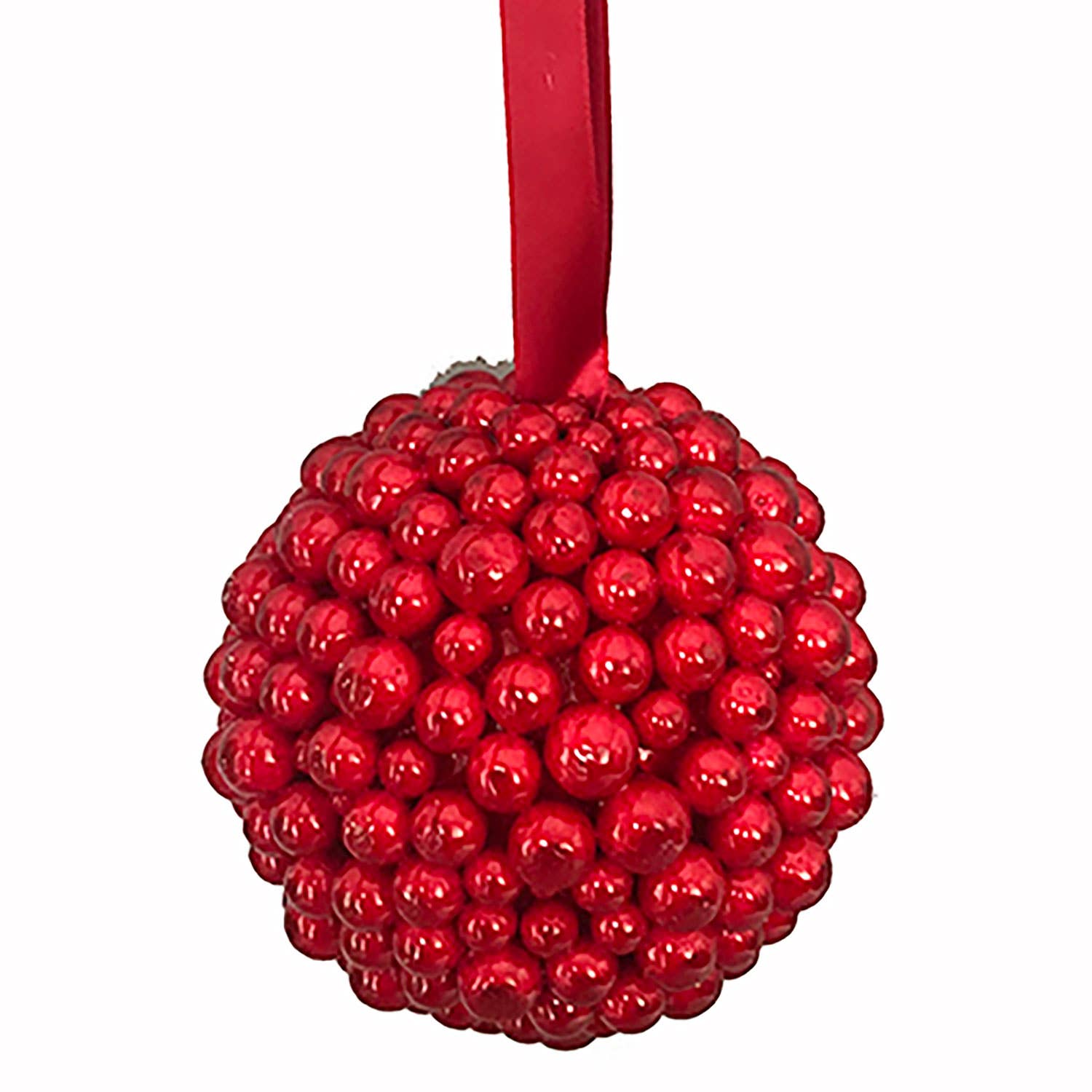 A&B Home Group Inc. - Vendita all'ingrosso Decorazione - Palla di Natale da appendere D5" - Rossa0