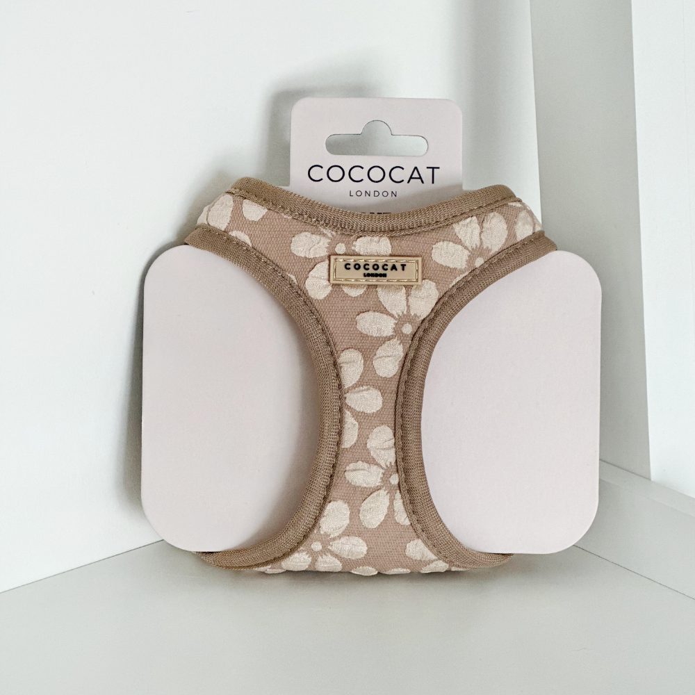 Cocopup London - Wholesale Pet Harness - Cat - Cat Harness - Mocha Flower2