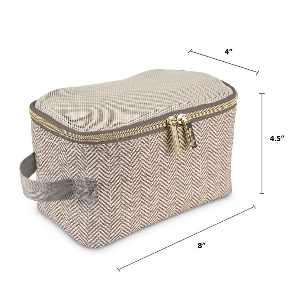 Itzy Ritzy - Wholesale Diaper Bag - Baby - Taupe Pack Like a Boss™ Diaper Bag Packing Cubes4