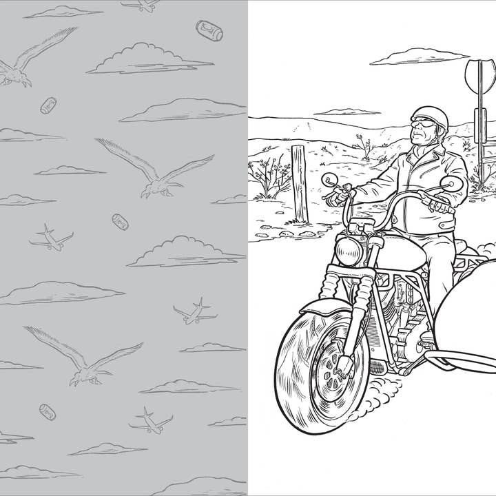 Sourcebooks - Wholesale Coloring & Activity Book - Adult - Manly Art of Coloring3