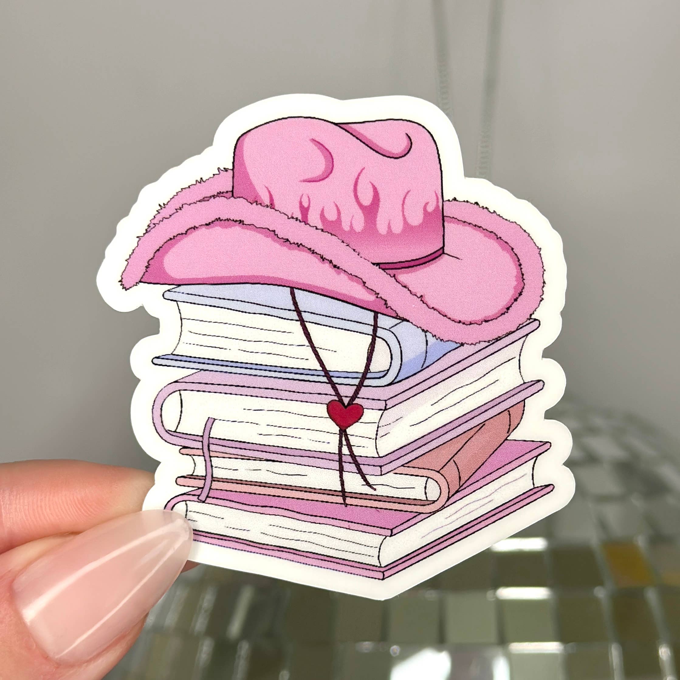 Hailey Liz Designs - Wholesale Sticker - Bookish Cowgirl Stickers0