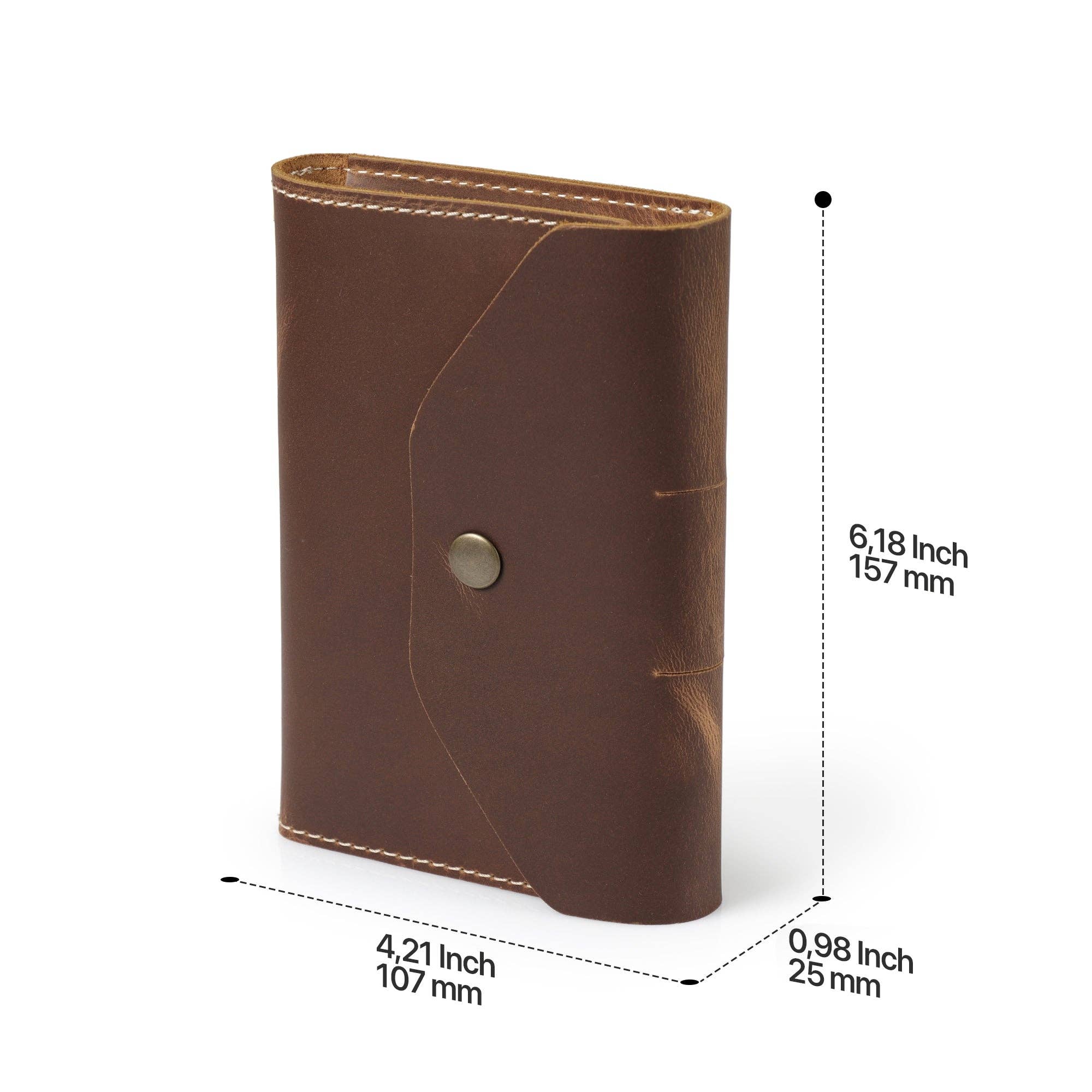 Londo - Wholesale Journal Cover - Londo Personalized Top Grain Leather Portfolio with Notepad (Snap Closure & Lock)80