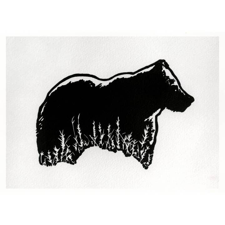 Bjørnekort for engroshandel hos PrintsOnTheTrail