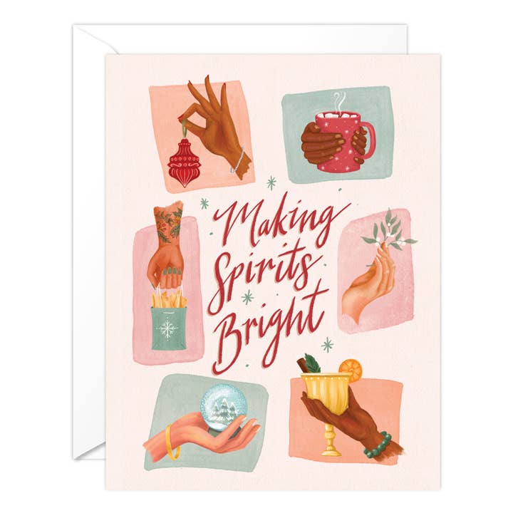 Holiday Hands for wholesale by Golden Peach Greetings