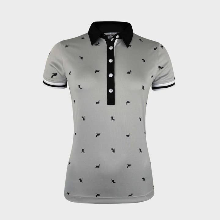 Polo de golf Kimmy II para mujer, color gris para venta al por mayor de WHAT BUNKERS