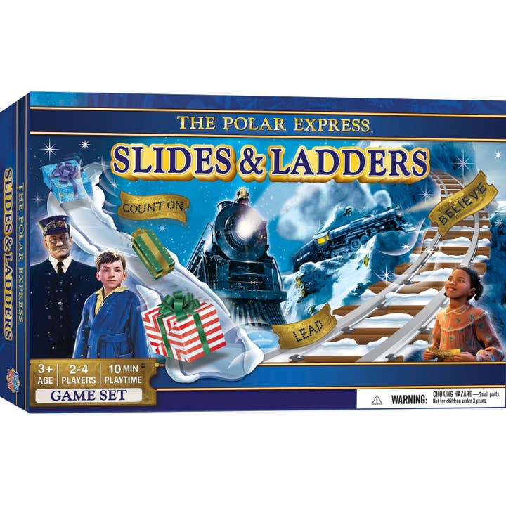 The Polar Express - Slides and Ladders Board Game for wholesale by Masterpieces Puzzles