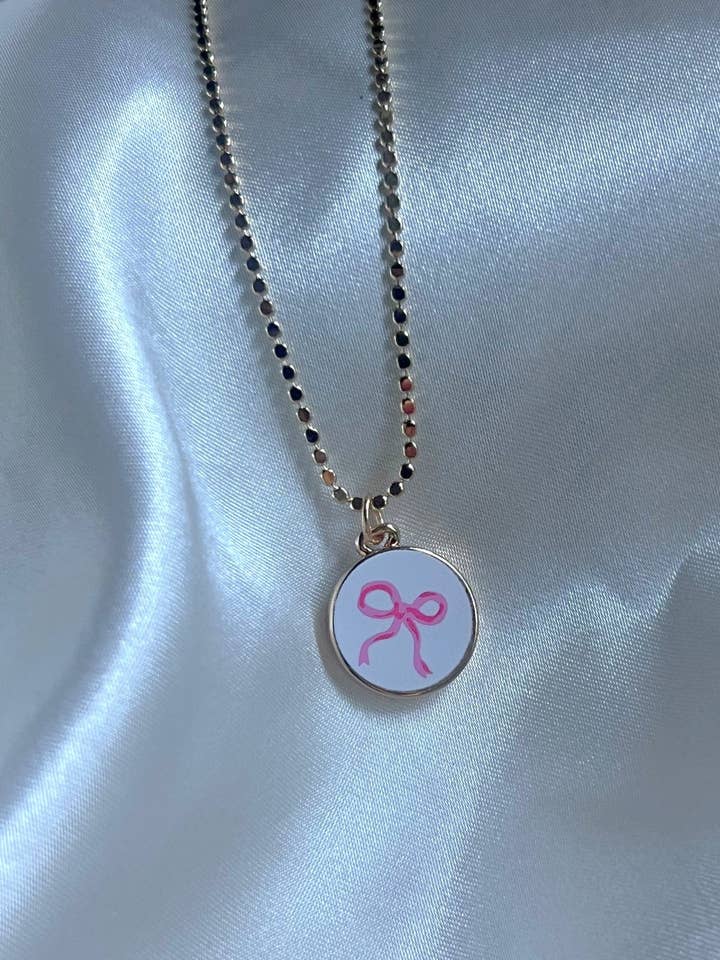 Genevieve Bow Necklace for wholesale by GALYNT