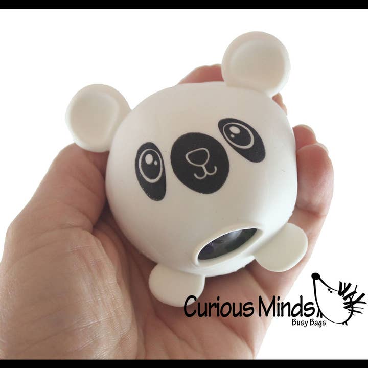 Curious Minds Toys - Wholesale Squishy Toy - Kids & Baby - 1Â Animal Water Bead Filled Squeeze Stress Balls - Pig, Pand