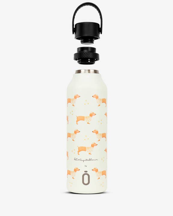 Runbott - Wholesale Water Bottle - Mii 60 The Little White Turtle - Daisy Dachshund2